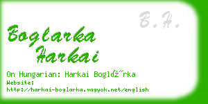 boglarka harkai business card